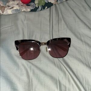Coach Leopard Print Sunglasses with Dark Lenses